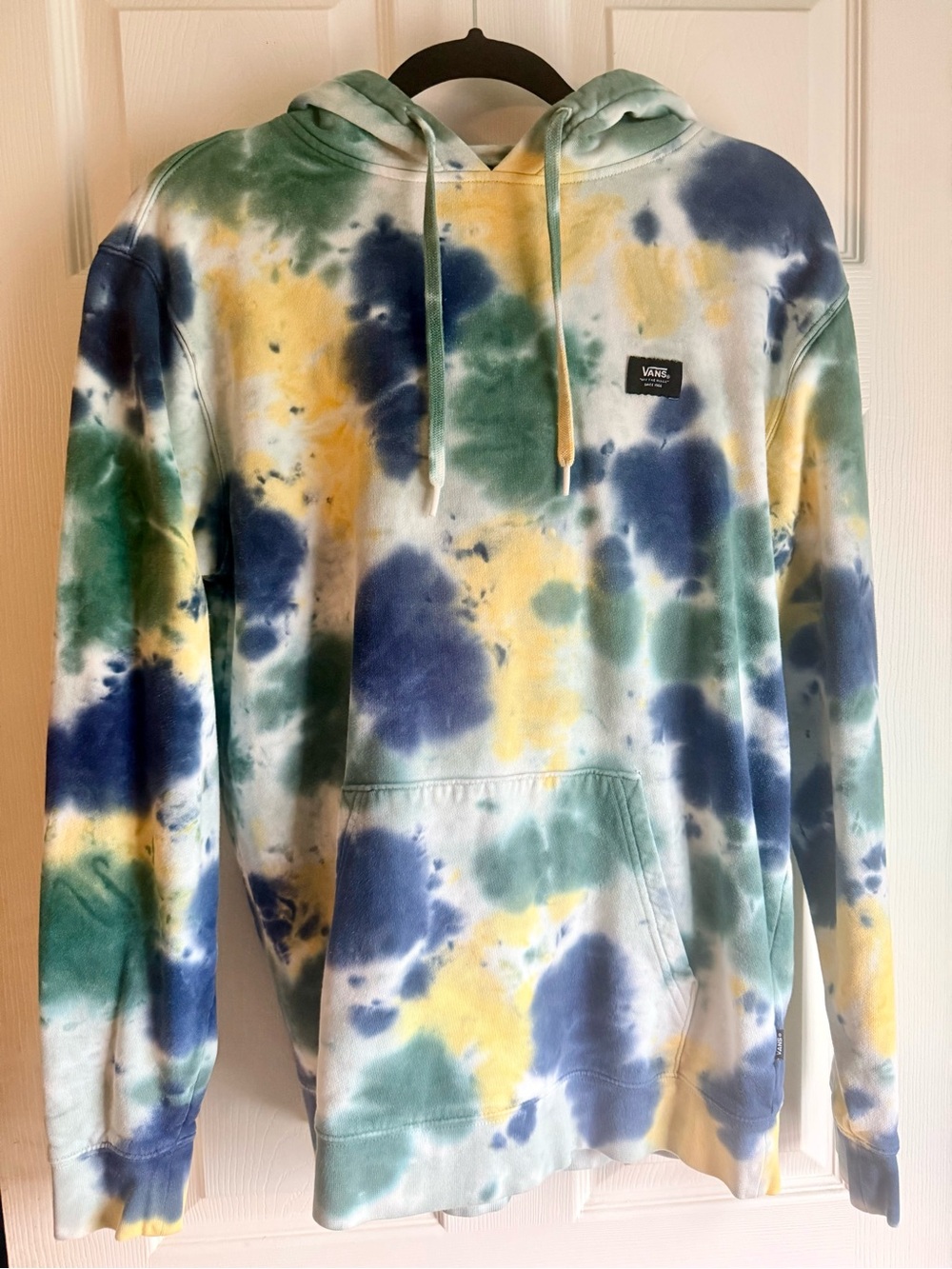 Vans Tie-Dye Pullover Hoodie - Blue, Green & Yellow